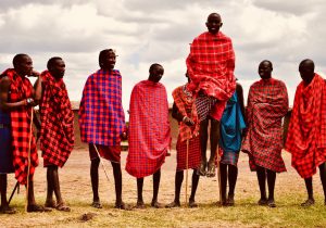 Maasai Men jumping