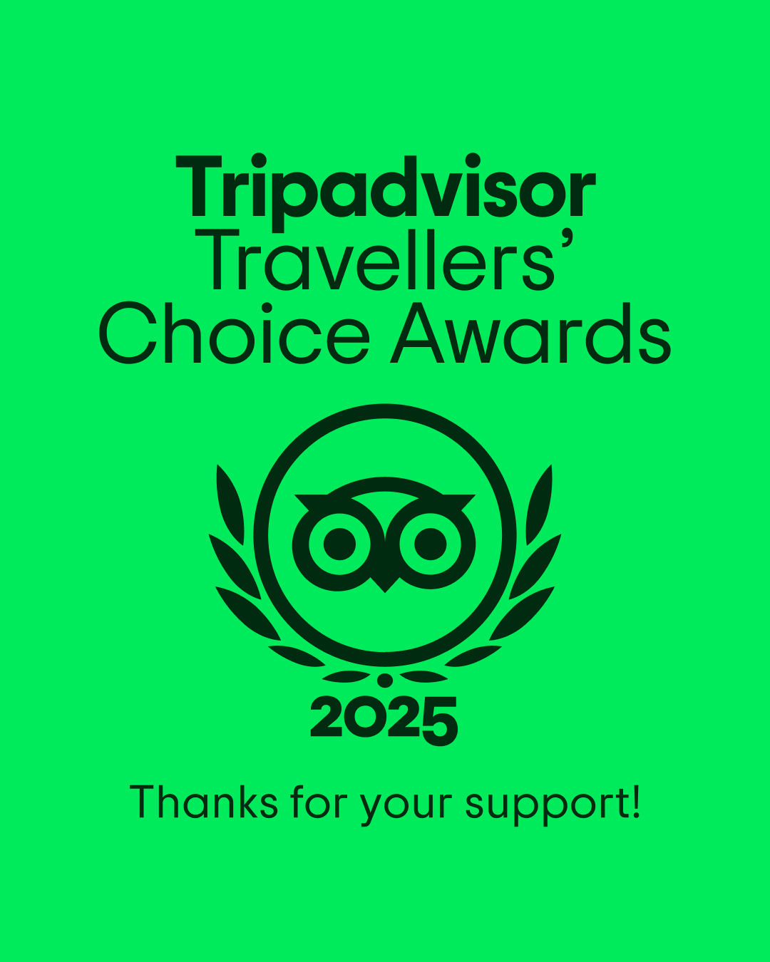 Arusha Trips Tripadvisor travellers' choice award 2025